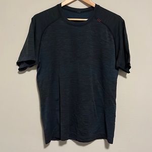 lululemon metal vent tech short sleeve - dark navy (size M)